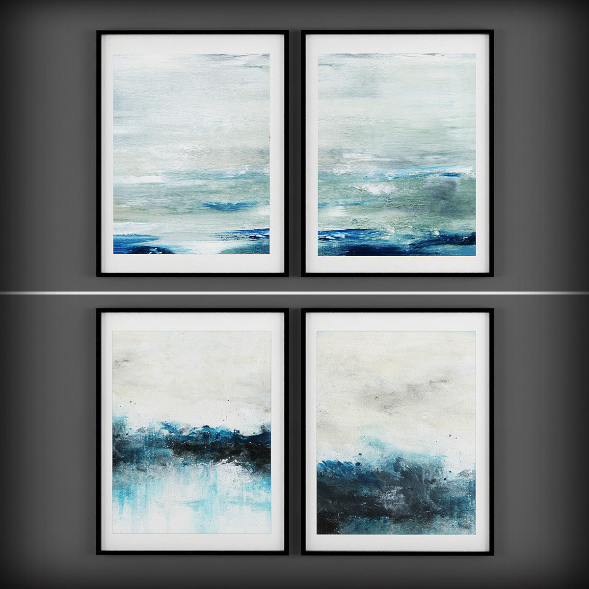 Picture Frames Low-poly 3D model_1