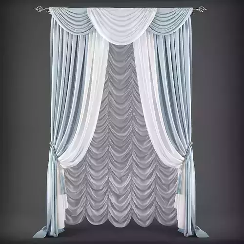 Curtain 3D model 309