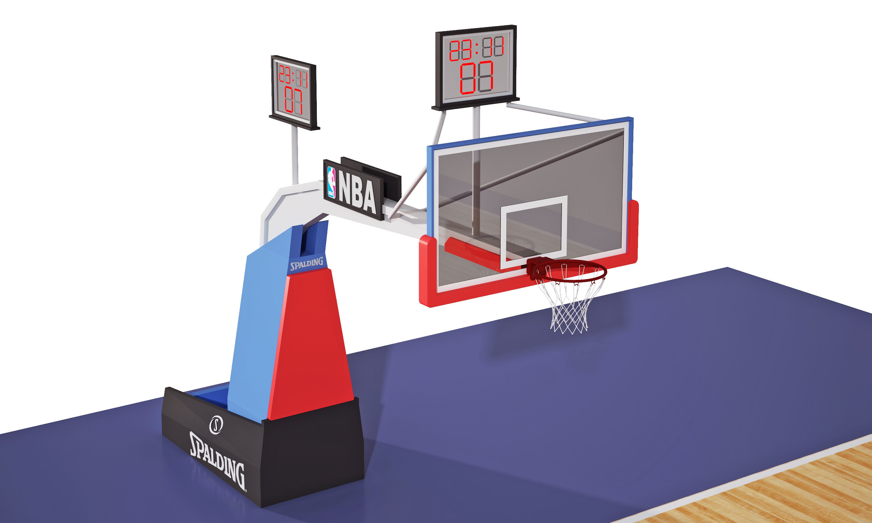 basketball court 3D model_3