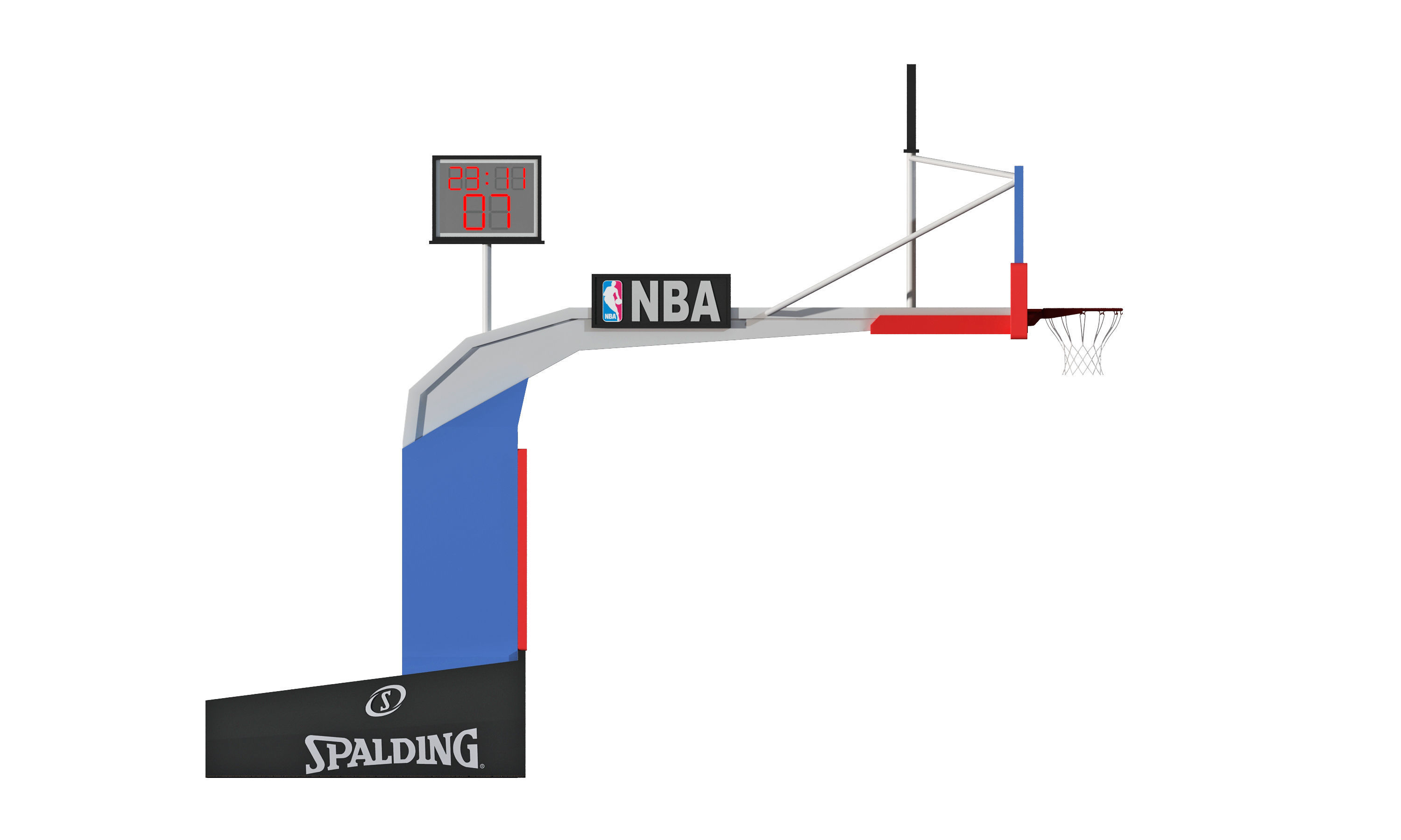 basketball court 3D model_4