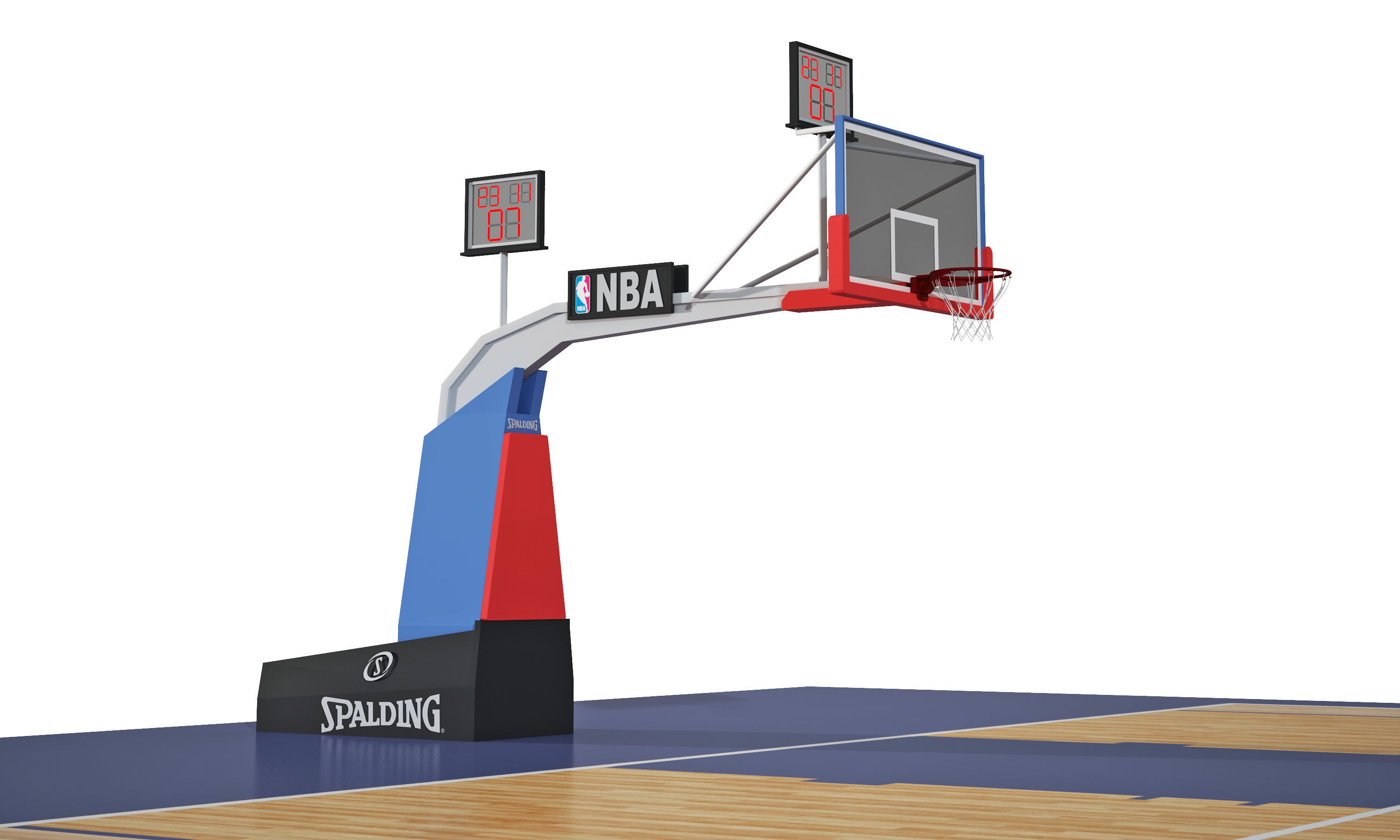 basketball court 3D model_1