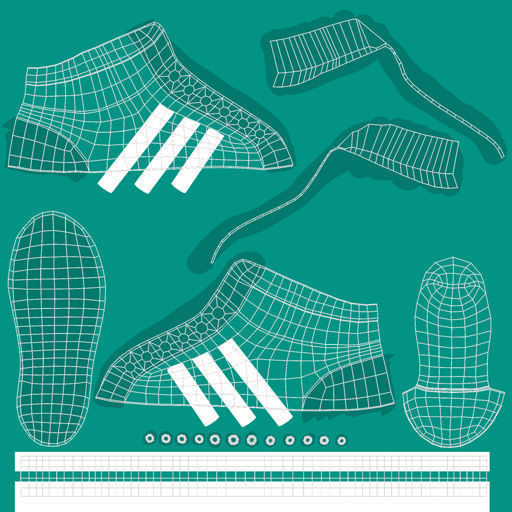 Cartoon character Mika 3D model_37