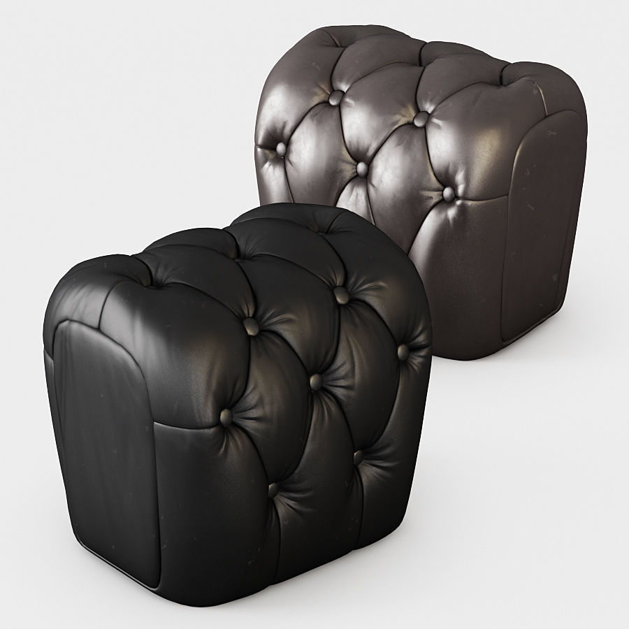 Pouf Guelfo  3D model_3