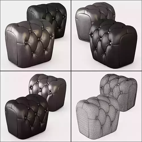 Pouf Guelfo  3D model