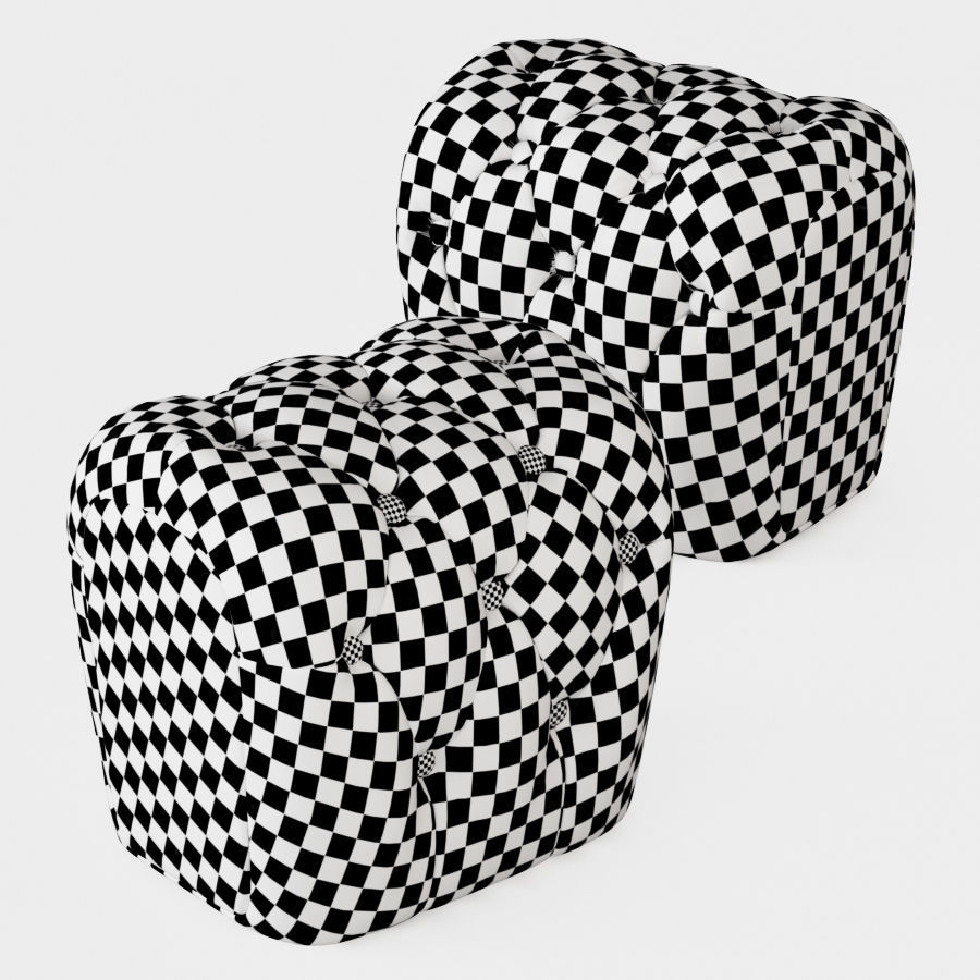 Pouf Guelfo  3D model_5