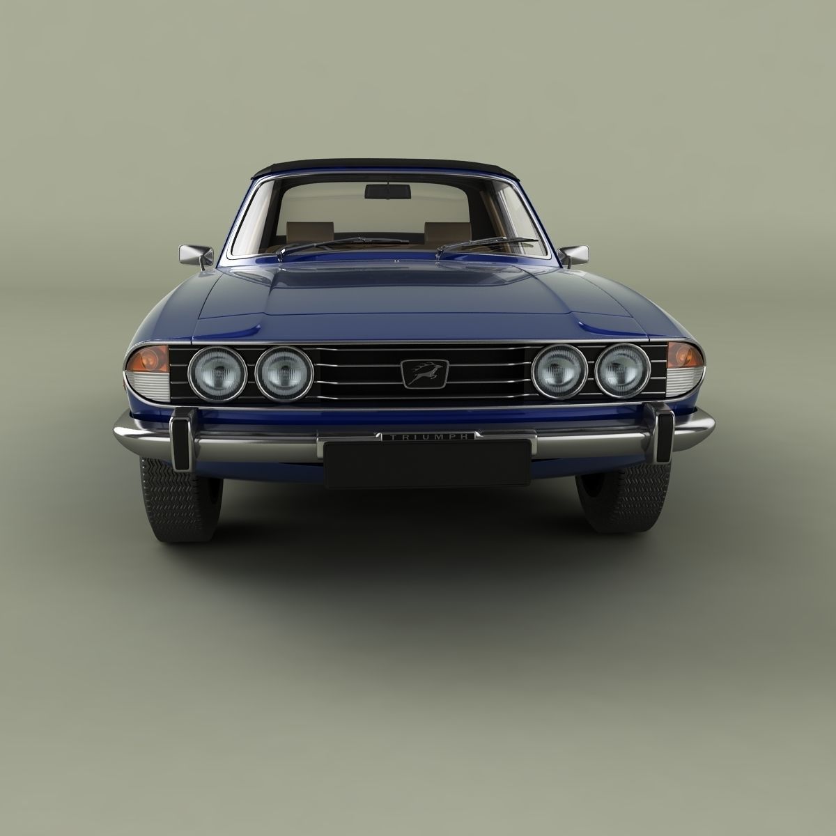 Triumph Stag Soft Top 3D model_4