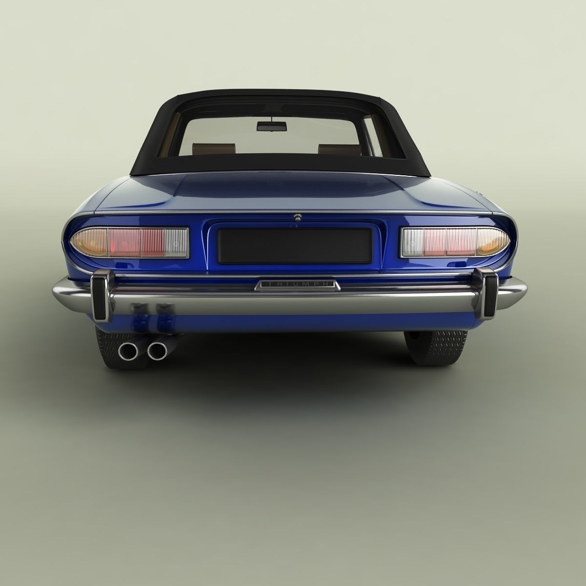 Triumph Stag Soft Top 3D model_3