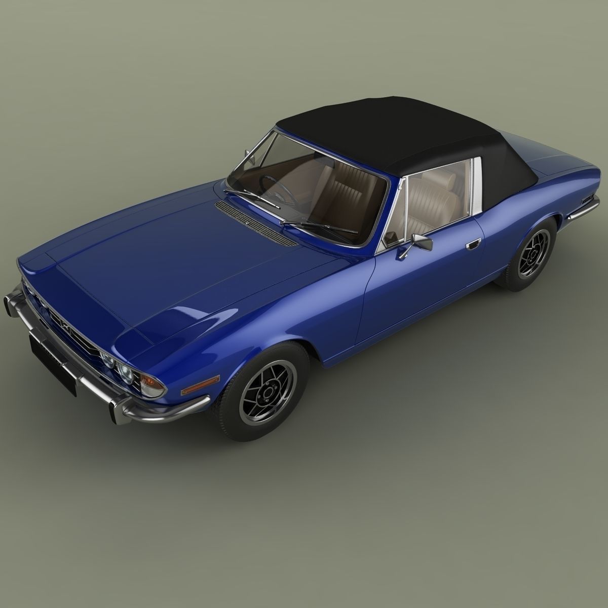 Triumph Stag Soft Top 3D model_5