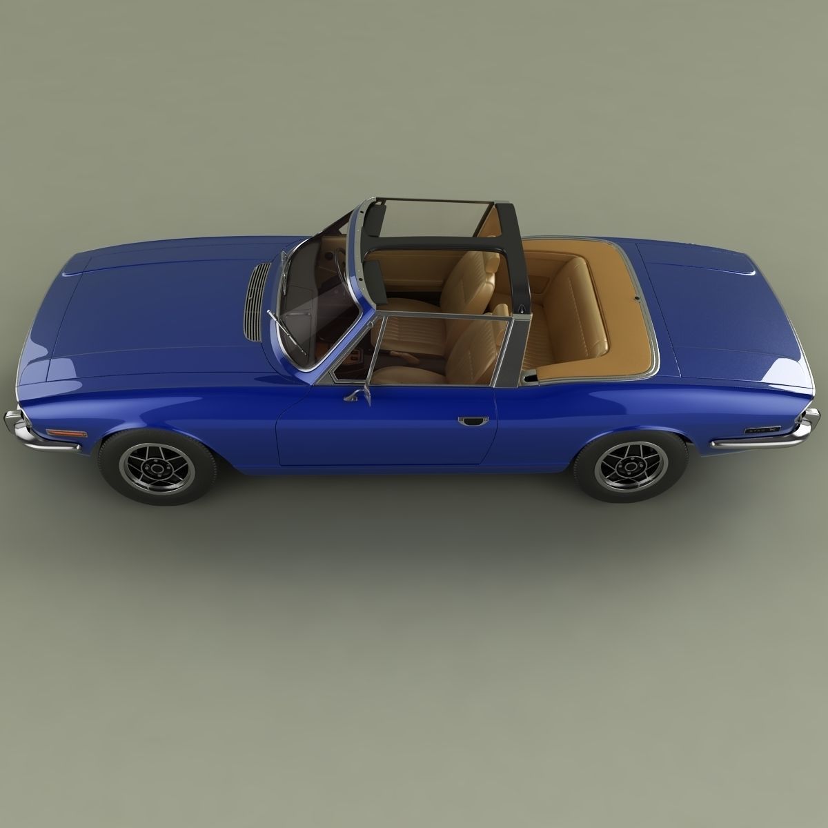 Triumph Stag Soft Top 3D model_6