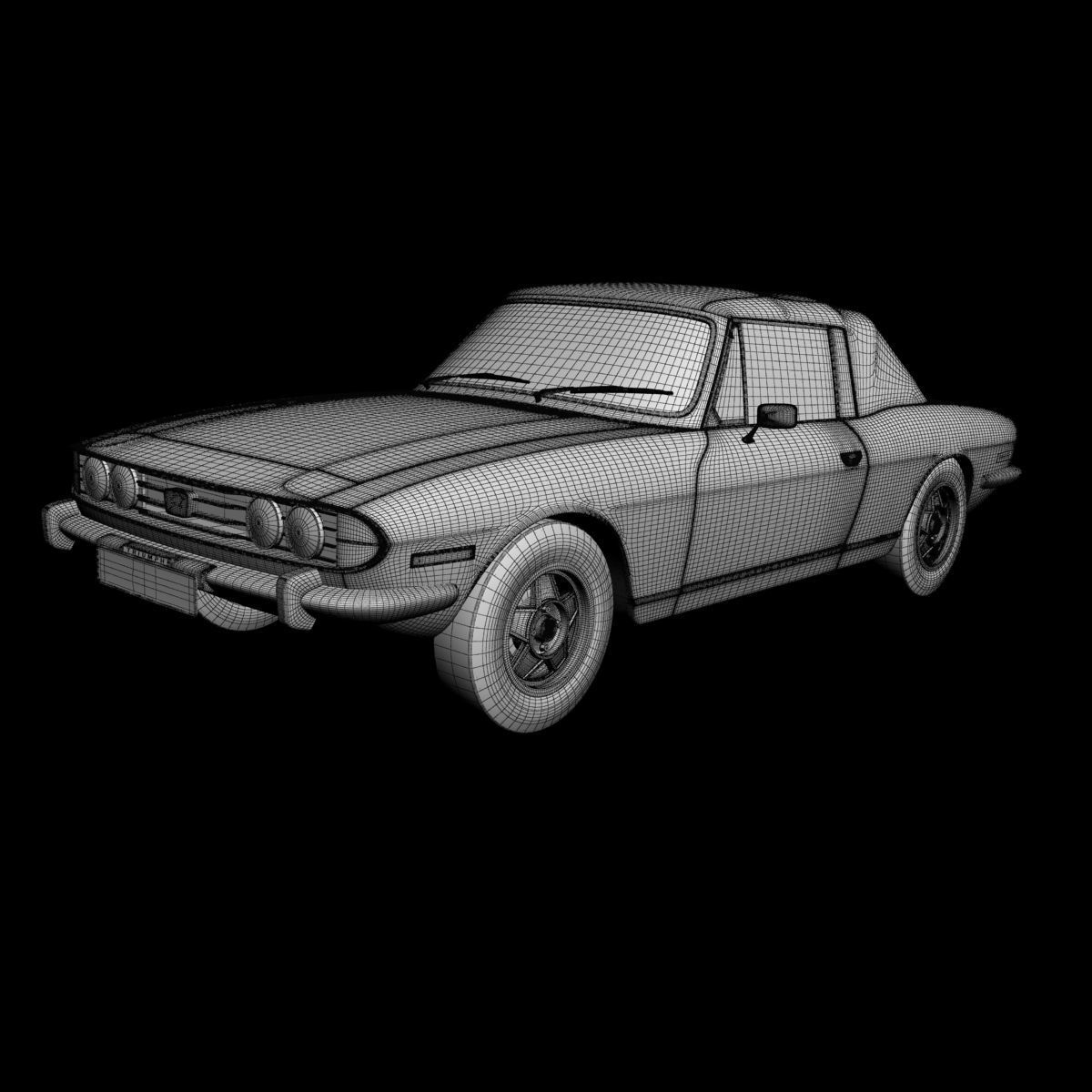 Triumph Stag Soft Top 3D model_14