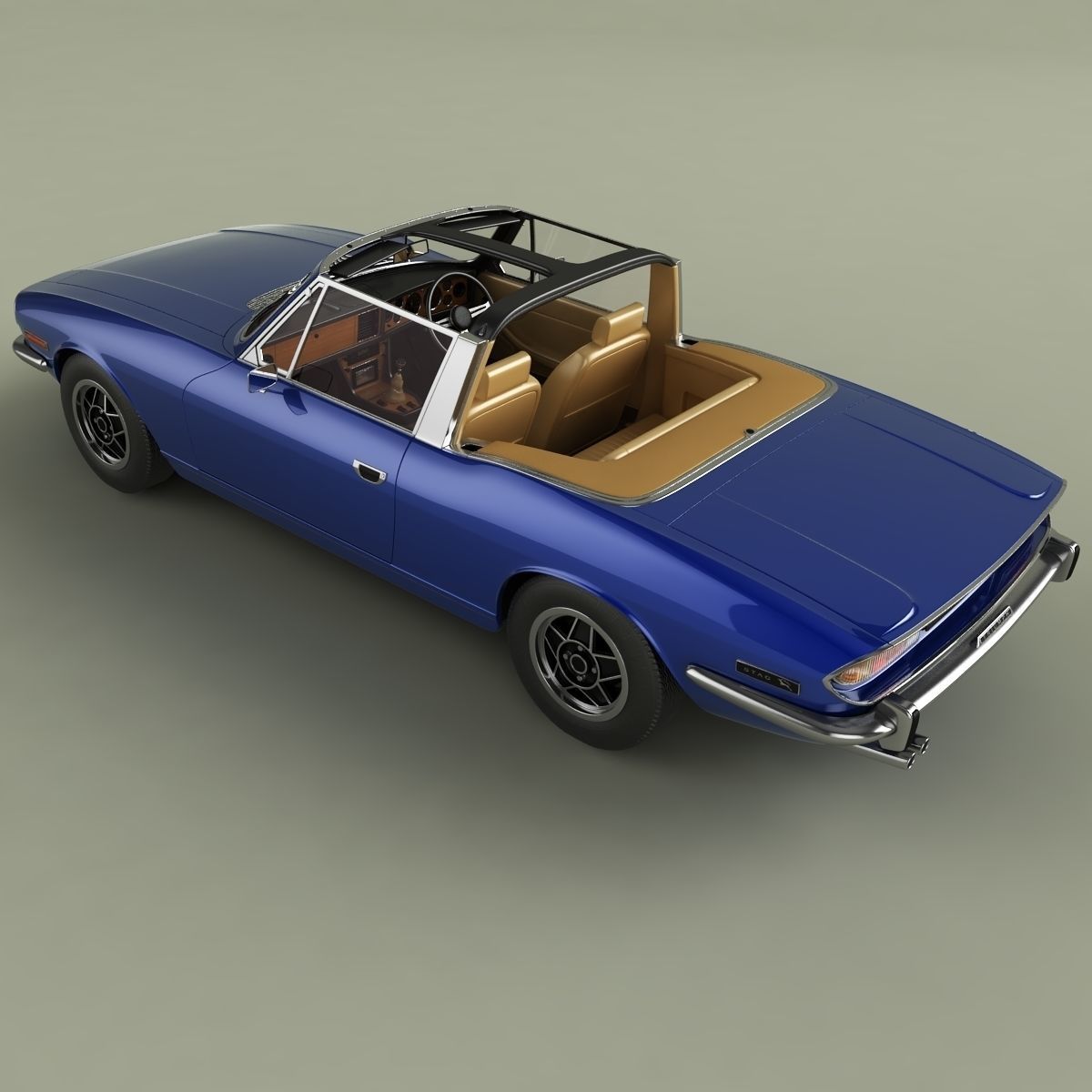 Triumph Stag Soft Top 3D model_7