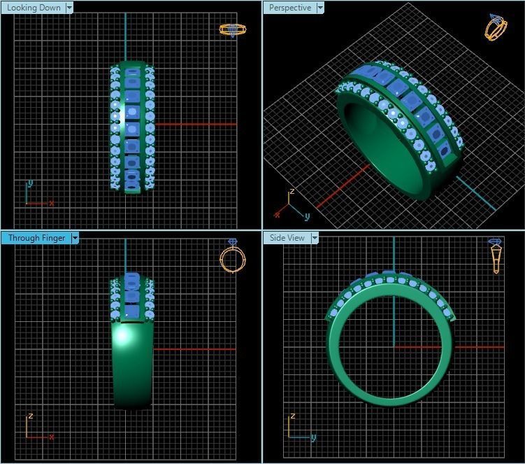 Ring R0494 3D print model_2