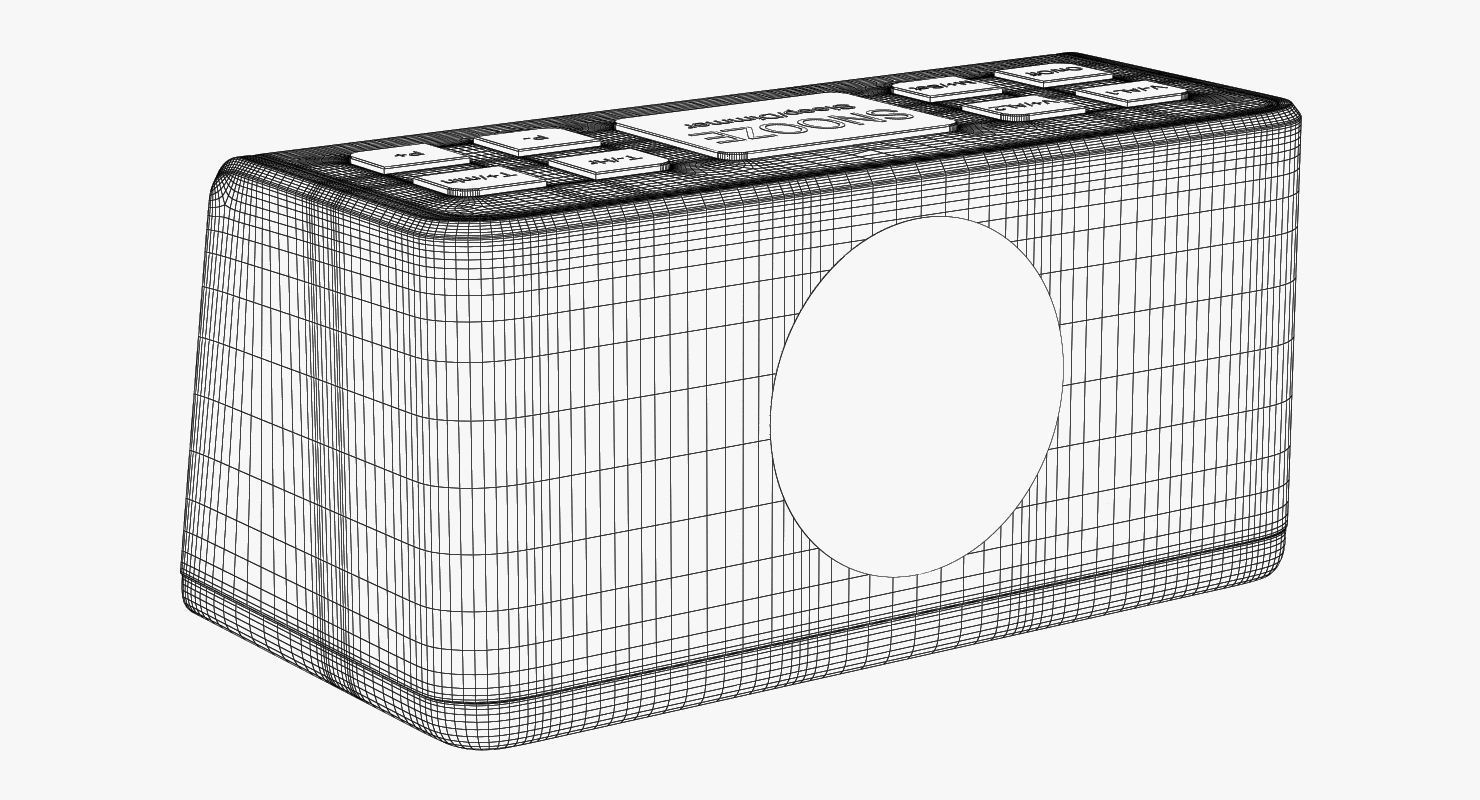 Alarm Clock 08 3D model_4