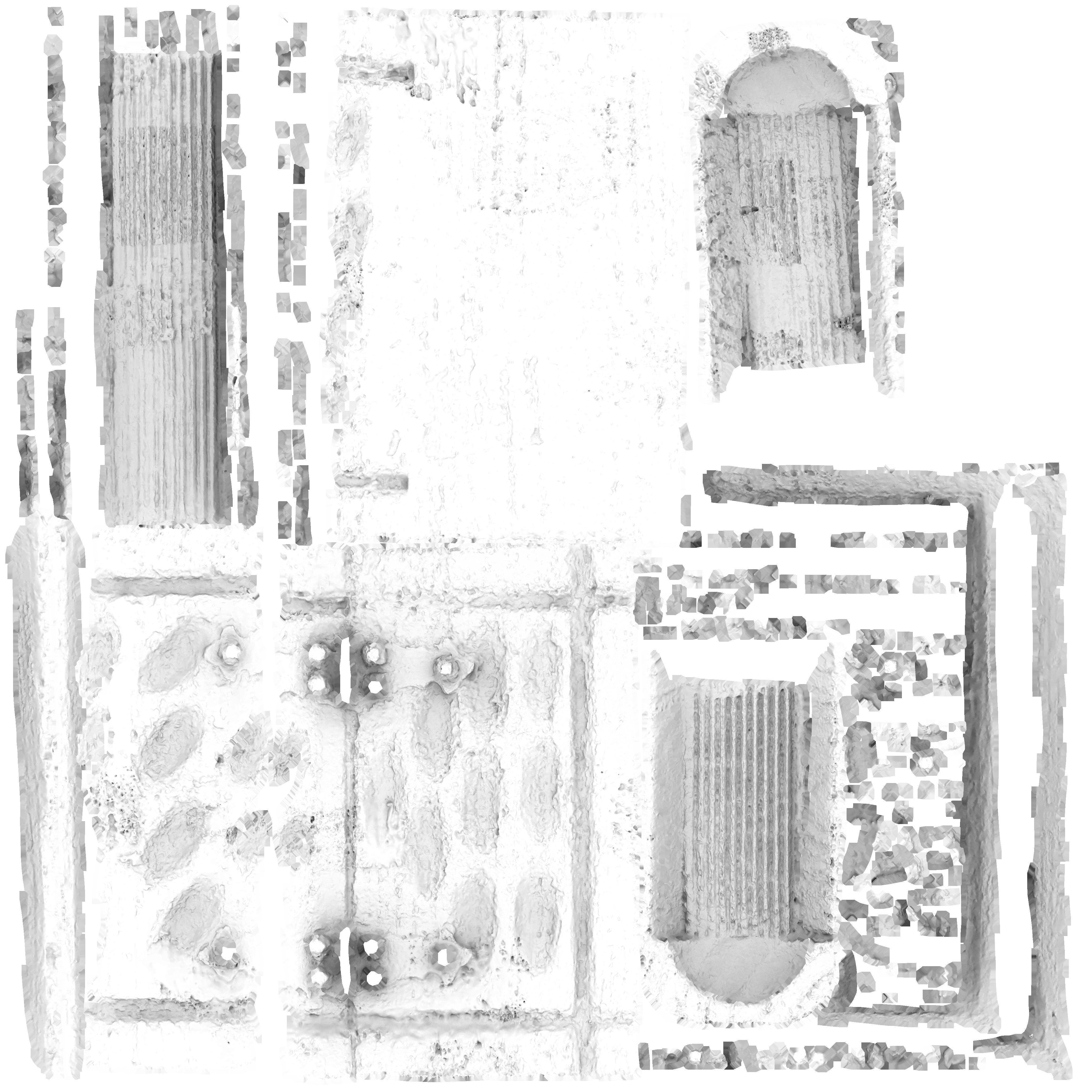 Old Book Wood Chest Low-poly 3D model_7