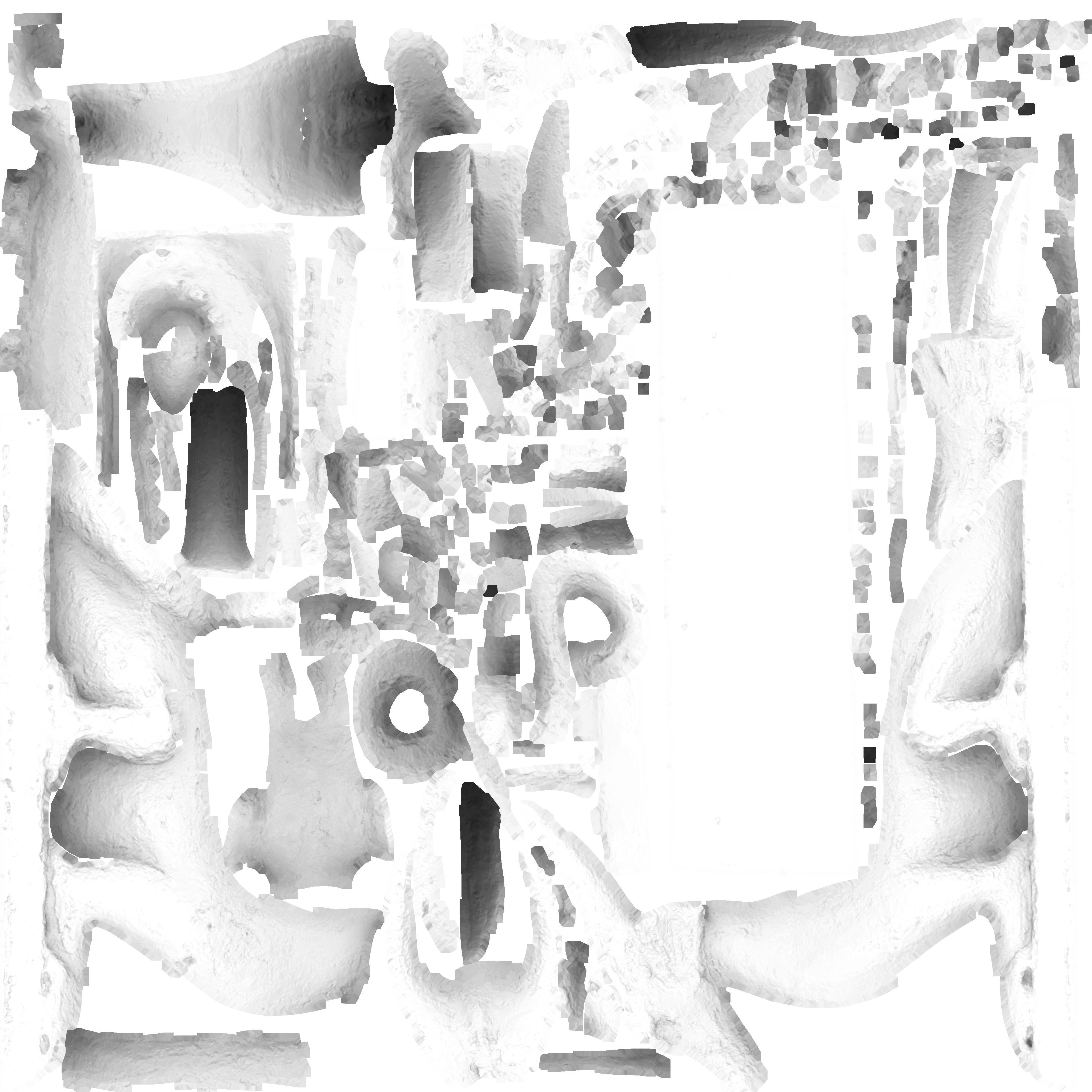 Dragon horn holder Low-poly 3D model_8