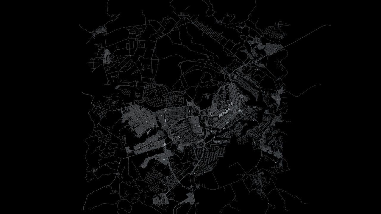 Brasilia Road Network and Streets 3D model_6