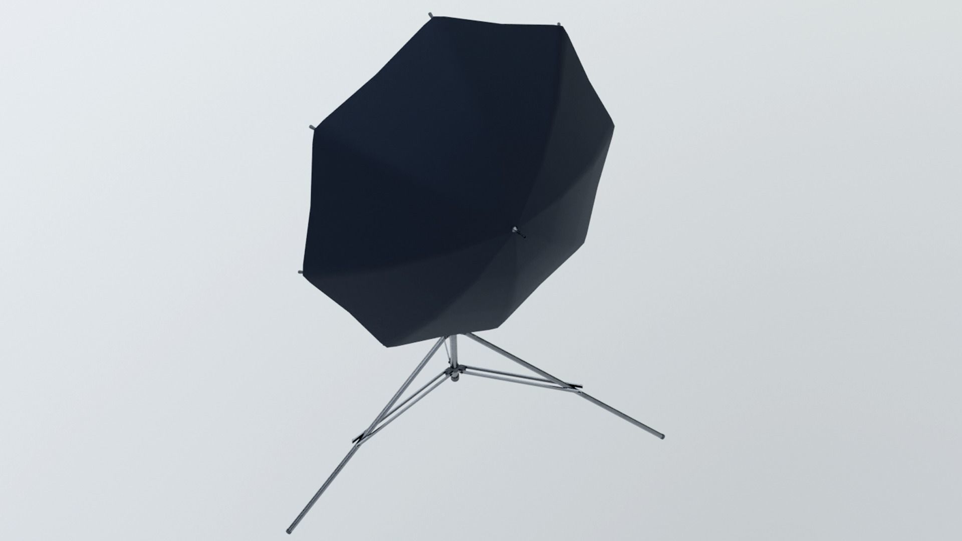 Low Poly PBR Umbrella Light Low-poly 3D model_3