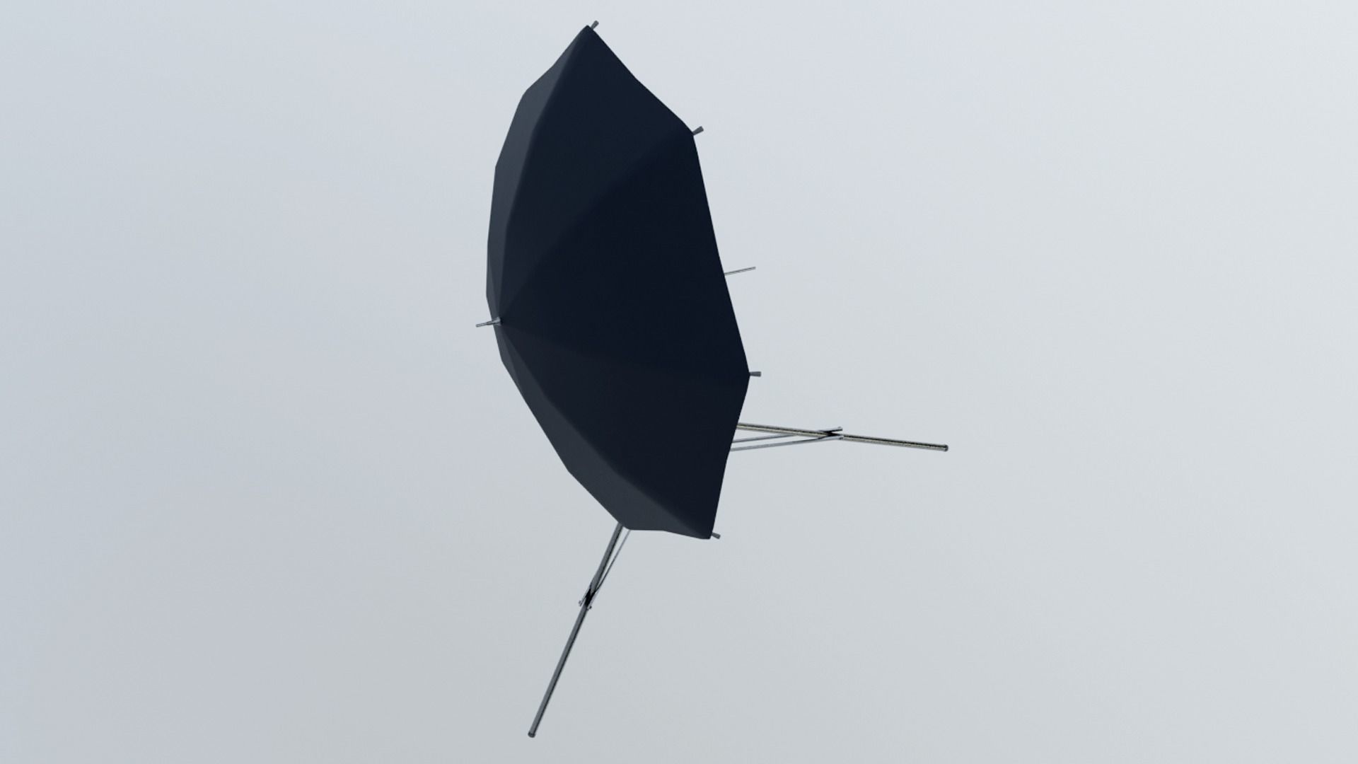 Low Poly PBR Umbrella Light Low-poly 3D model_2