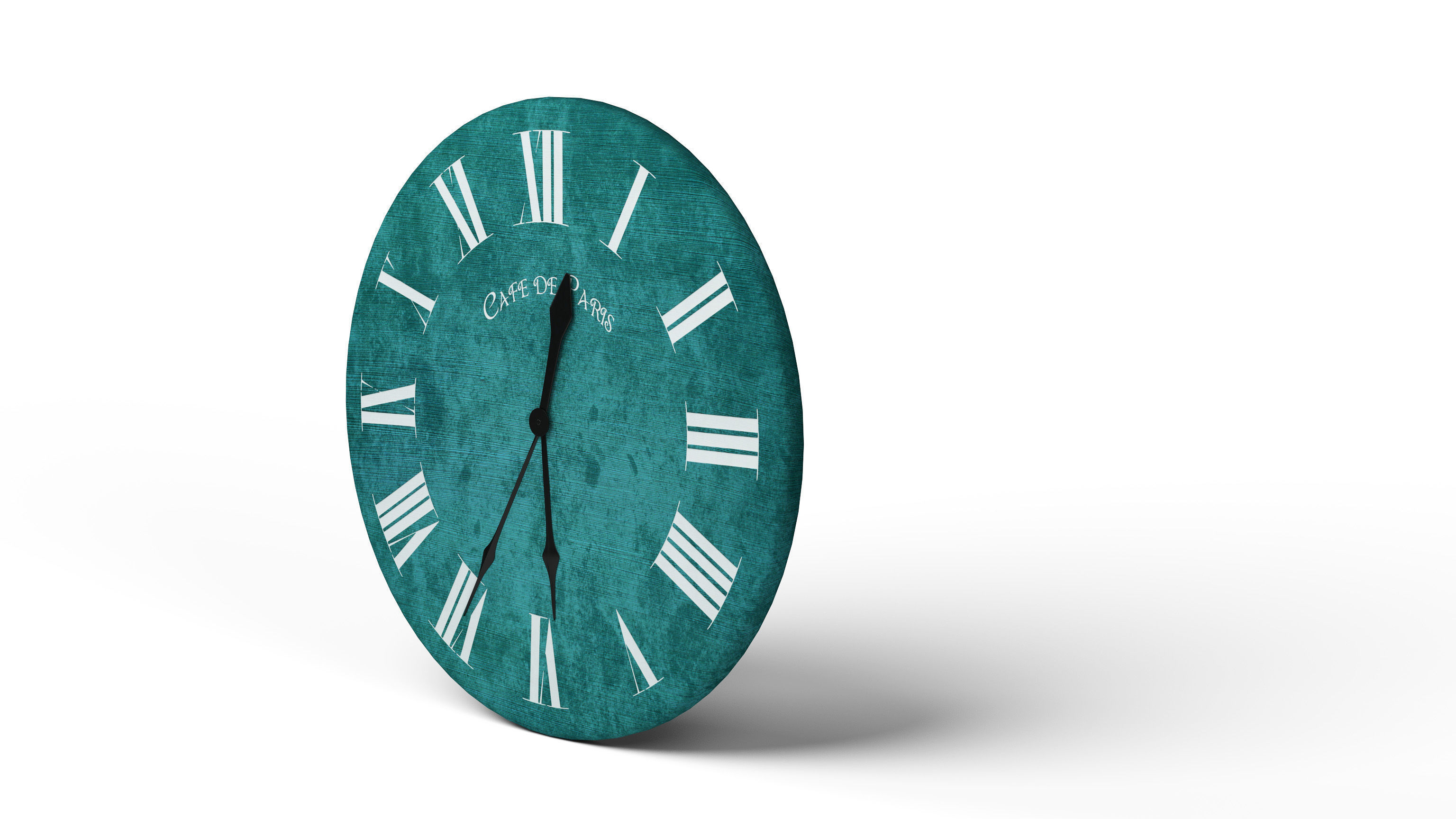Modern Wall Clock 3D model_1