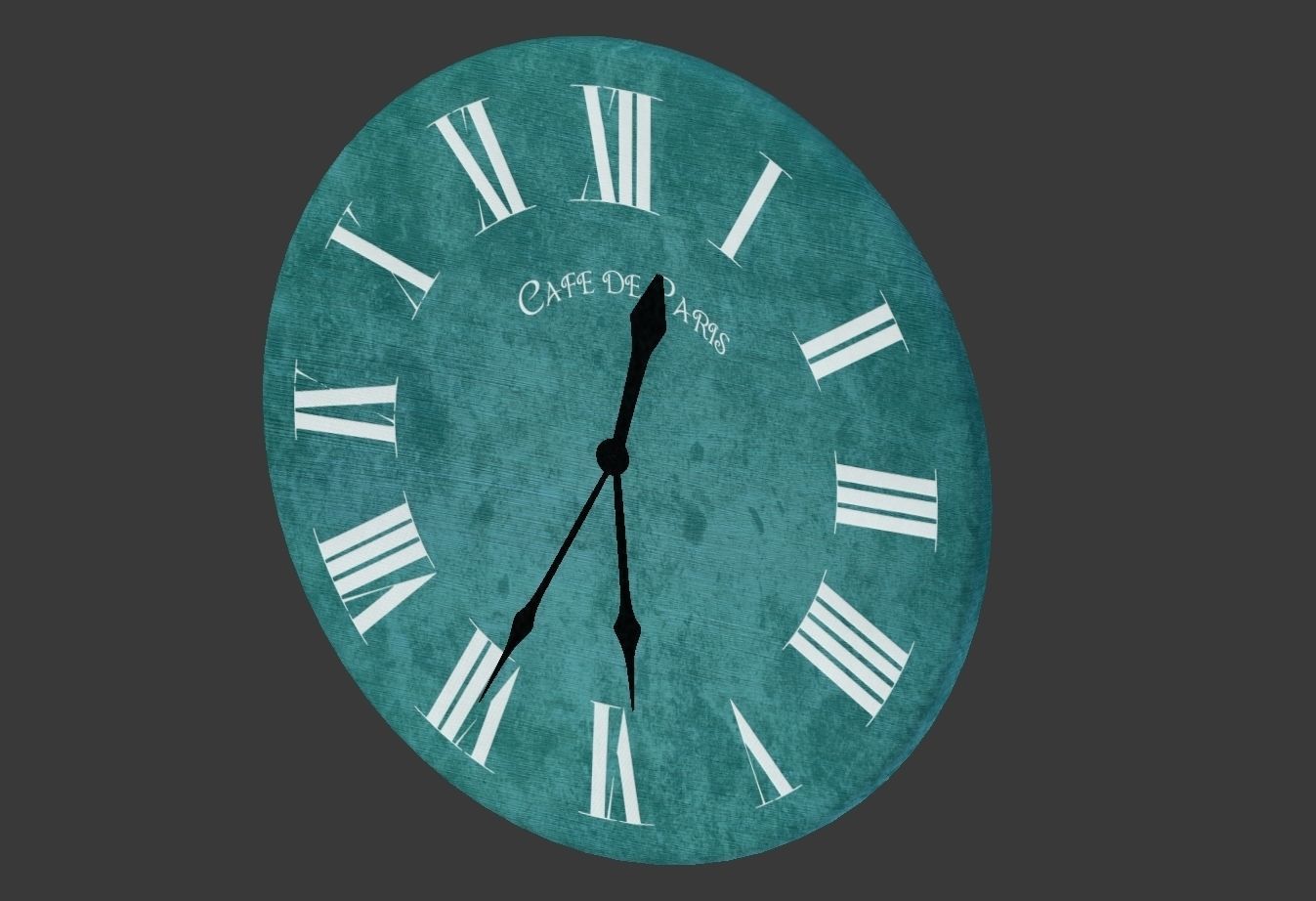 Modern Wall Clock 3D model_3