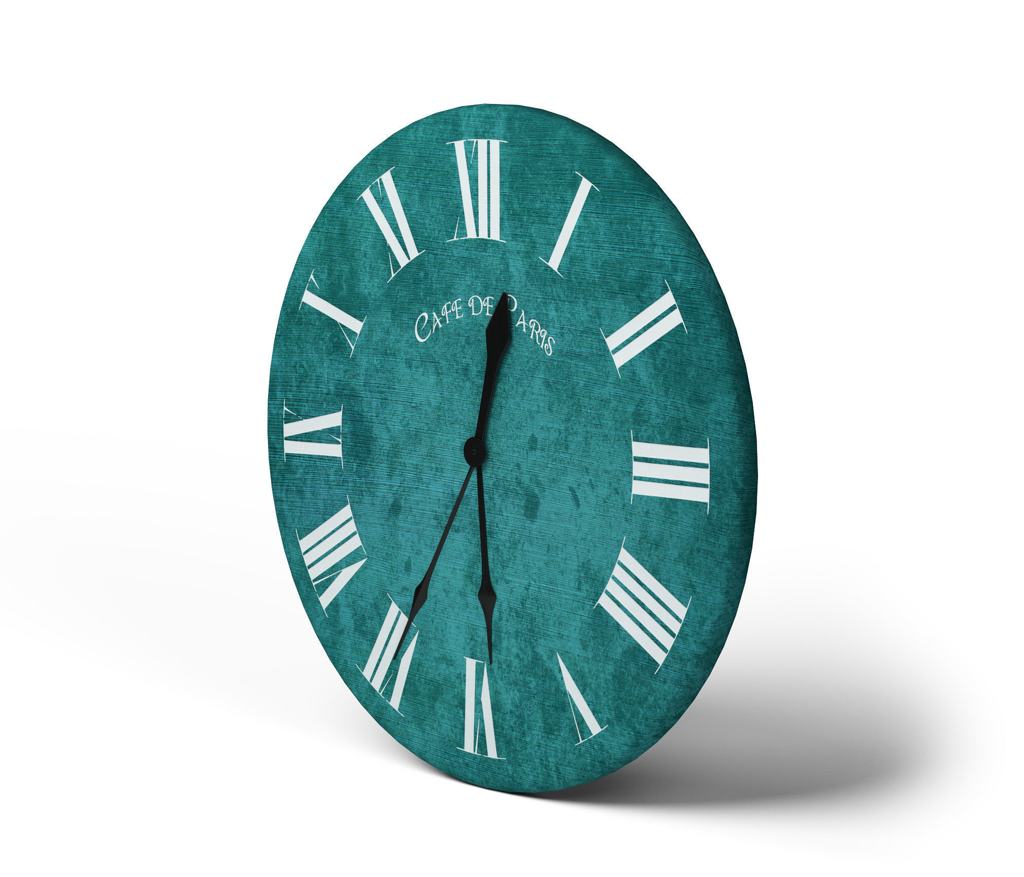 Modern Wall Clock 3D model_2