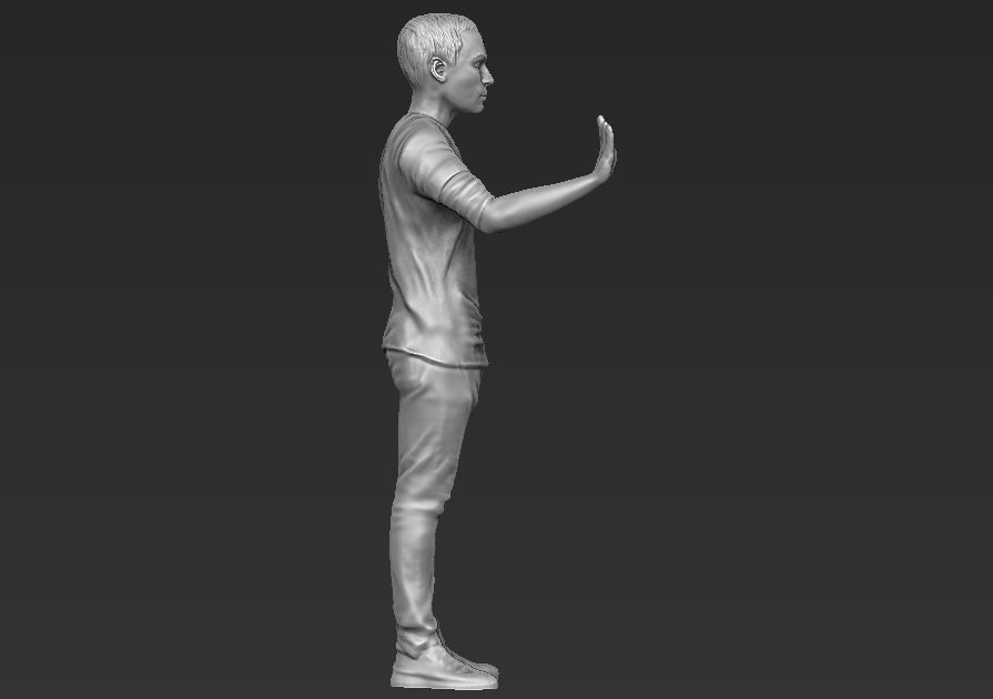 Sheldon Cooper Big Bang Theory 3D printing ready stl obj formats 3D print model_7
