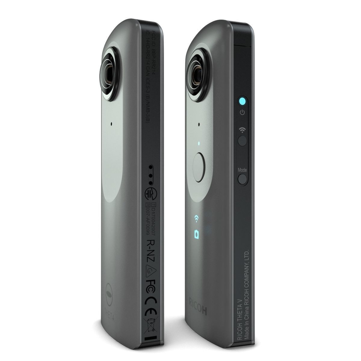 Ricoh Theta V 360 Spherical Camera 3D model_5