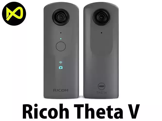 Ricoh Theta V 360 Spherical Camera 3D model Ricoh Theta V 360 Spherical Camera 3D model