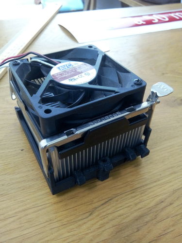 CPU Fan Bracket Socket 478 3D print model