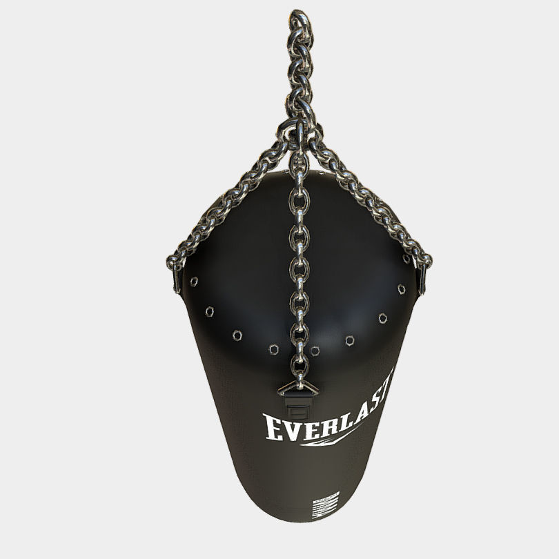 Low Poly PBR Punching Bag Low-poly 3D model_3
