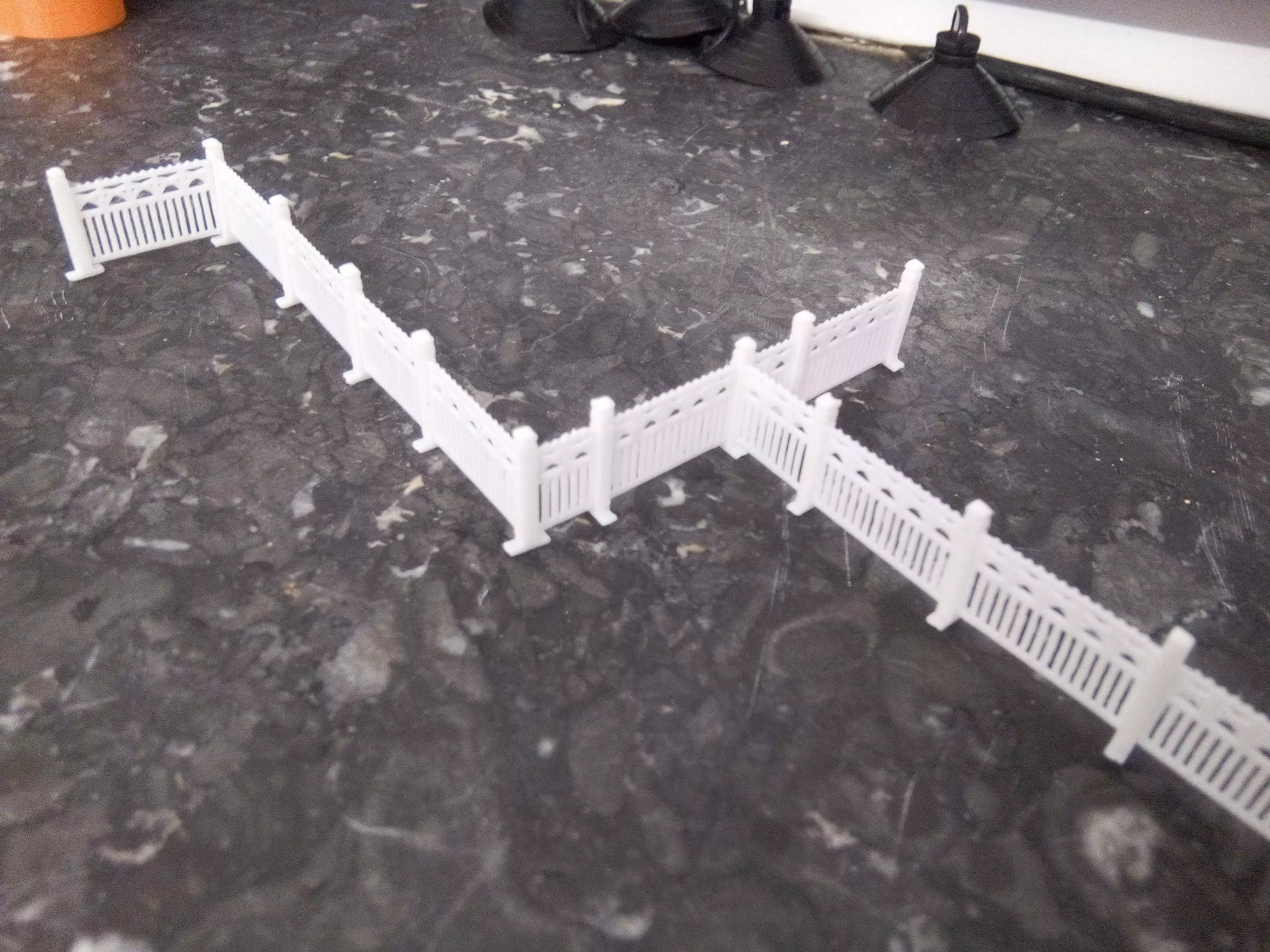 Concrete Fence Free 3D print model