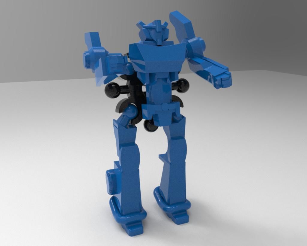 Transformers Robots in disguise from kinder toy  Free 3D print model_3
