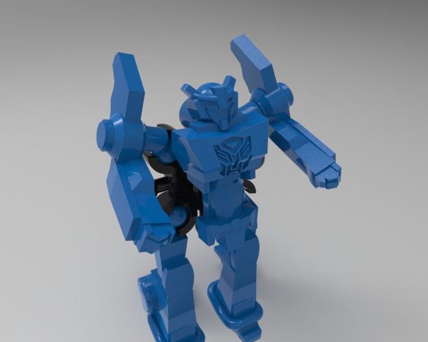 Transformers Robots in disguise from kinder toy  Free 3D print model