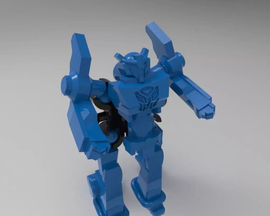Transformers Robots in disguise from kinder toy  Free 3D print model_0