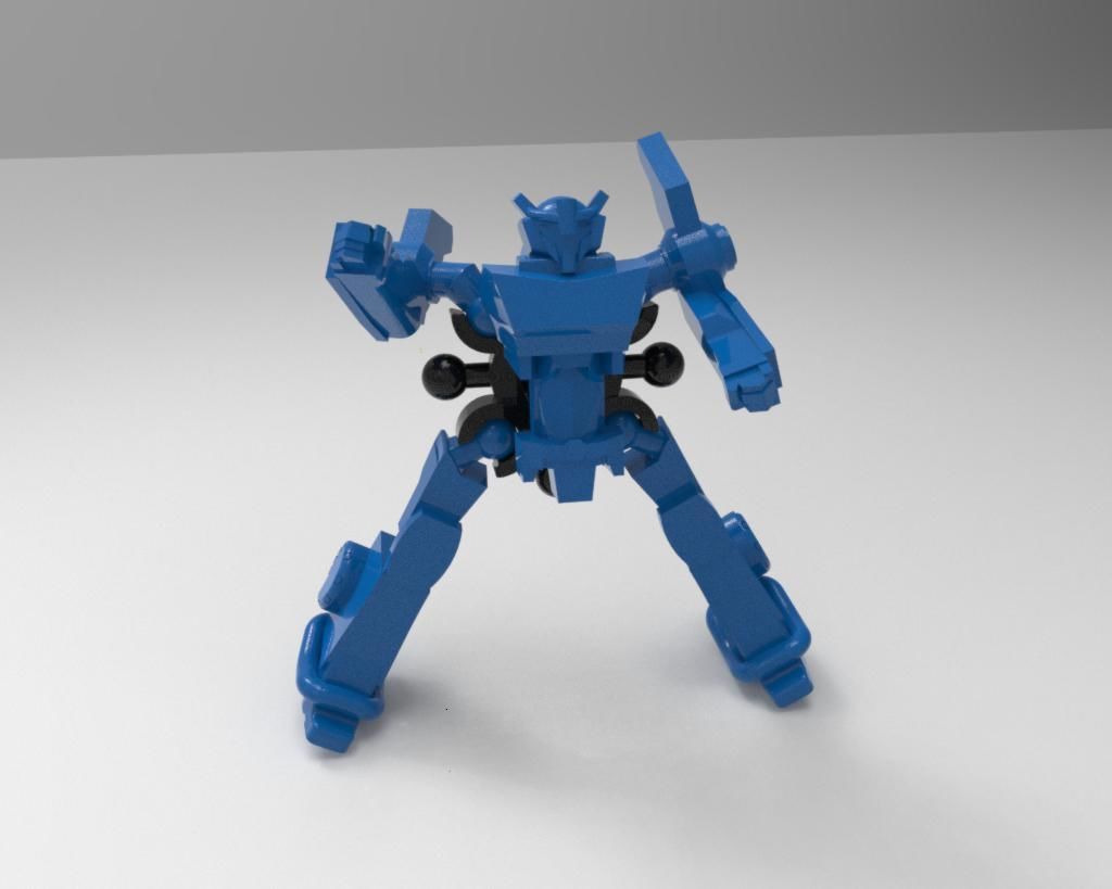 Transformers Robots in disguise from kinder toy  Free 3D print model_4