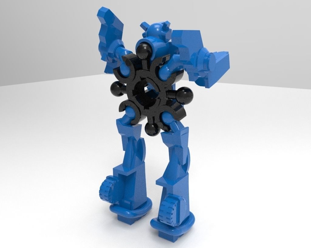 Transformers Robots in disguise from kinder toy  Free 3D print model_2