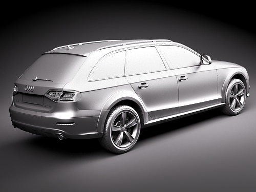 Audi A4 Allroad 2010 3D model_11