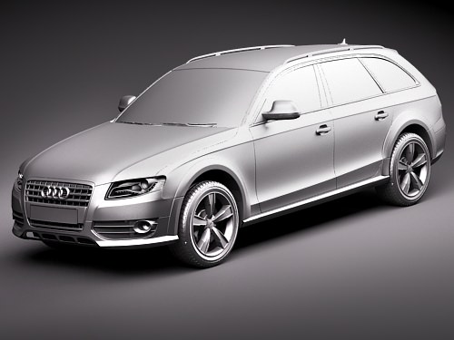 Audi A4 Allroad 2010 3D model_8