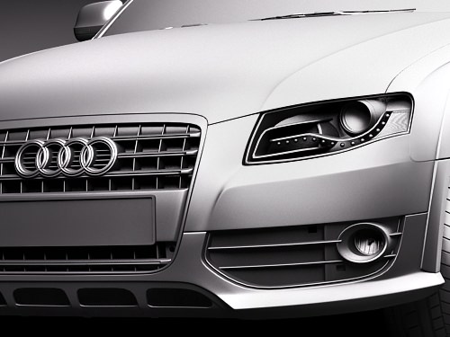 Audi A4 Allroad 2010 3D model_9