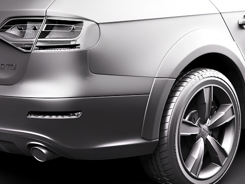 Audi A4 Allroad 2010 3D model_10