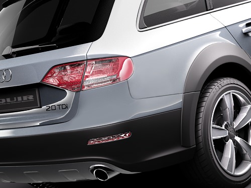 Audi A4 Allroad 2010 3D model_5