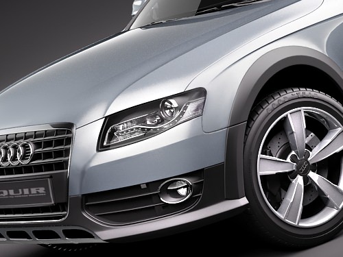 Audi A4 Allroad 2010 3D model_1