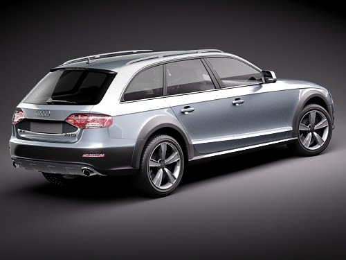 Audi A4 Allroad 2010 3D model_4
