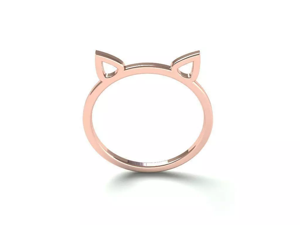 Ringmodel142- Simple Ears 3D print model_0