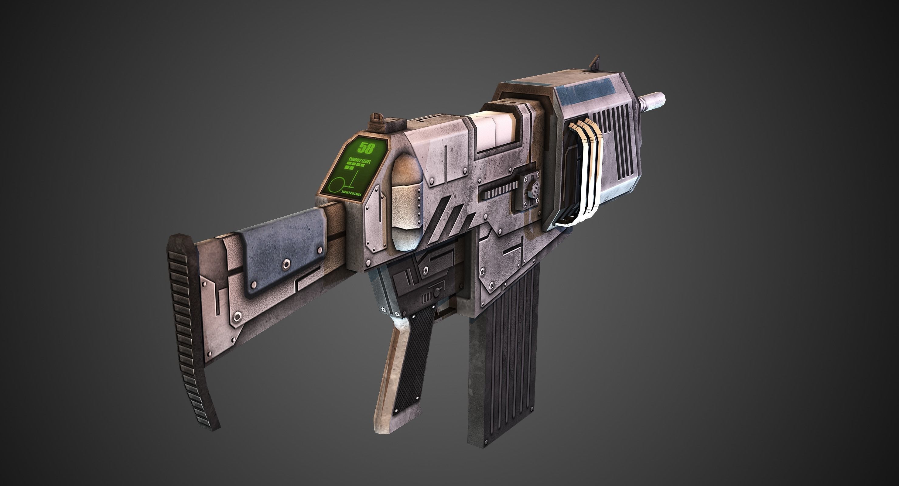 FPS Weapon Pack Low-poly 3D model_3