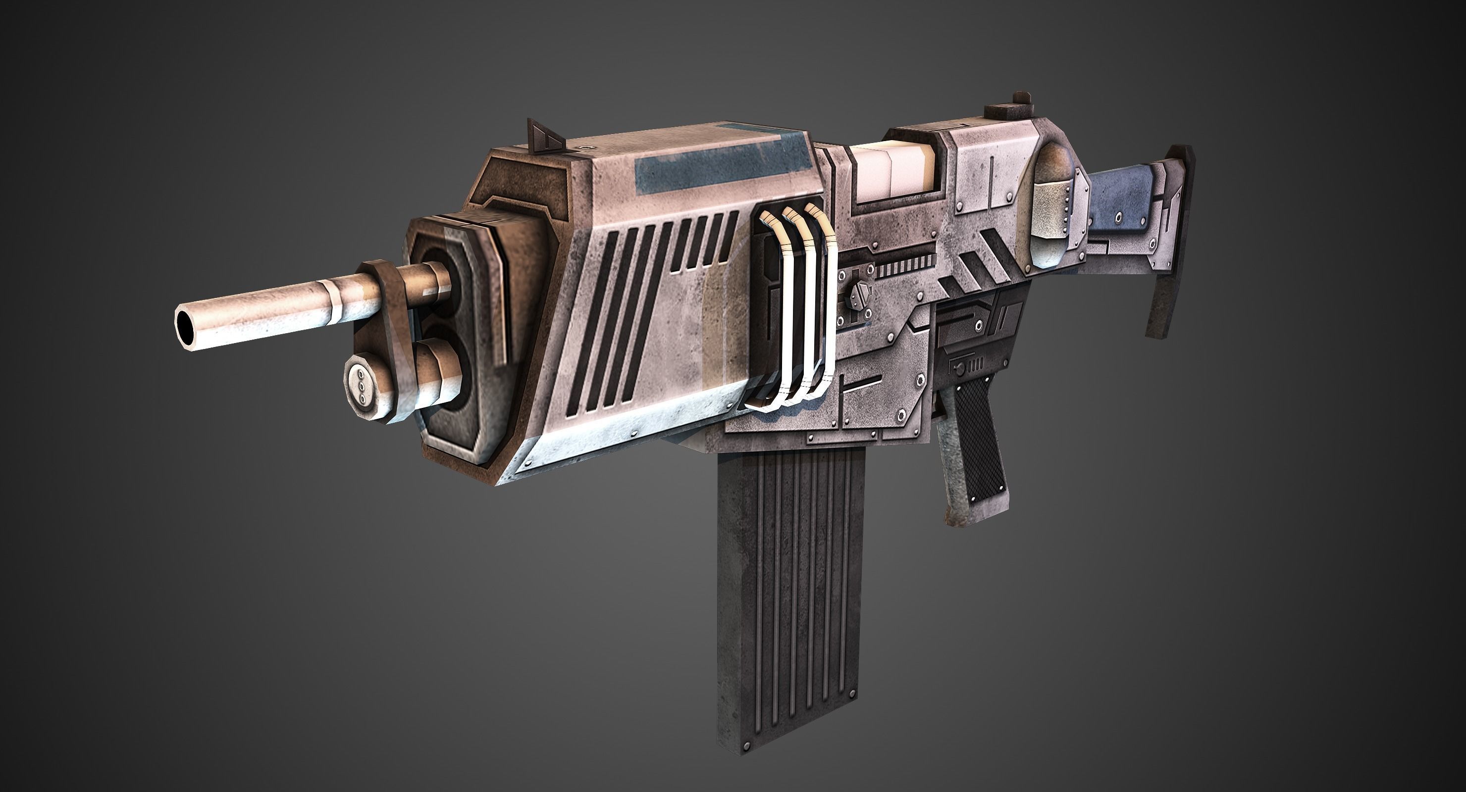 FPS Weapon Pack Low-poly 3D model_2