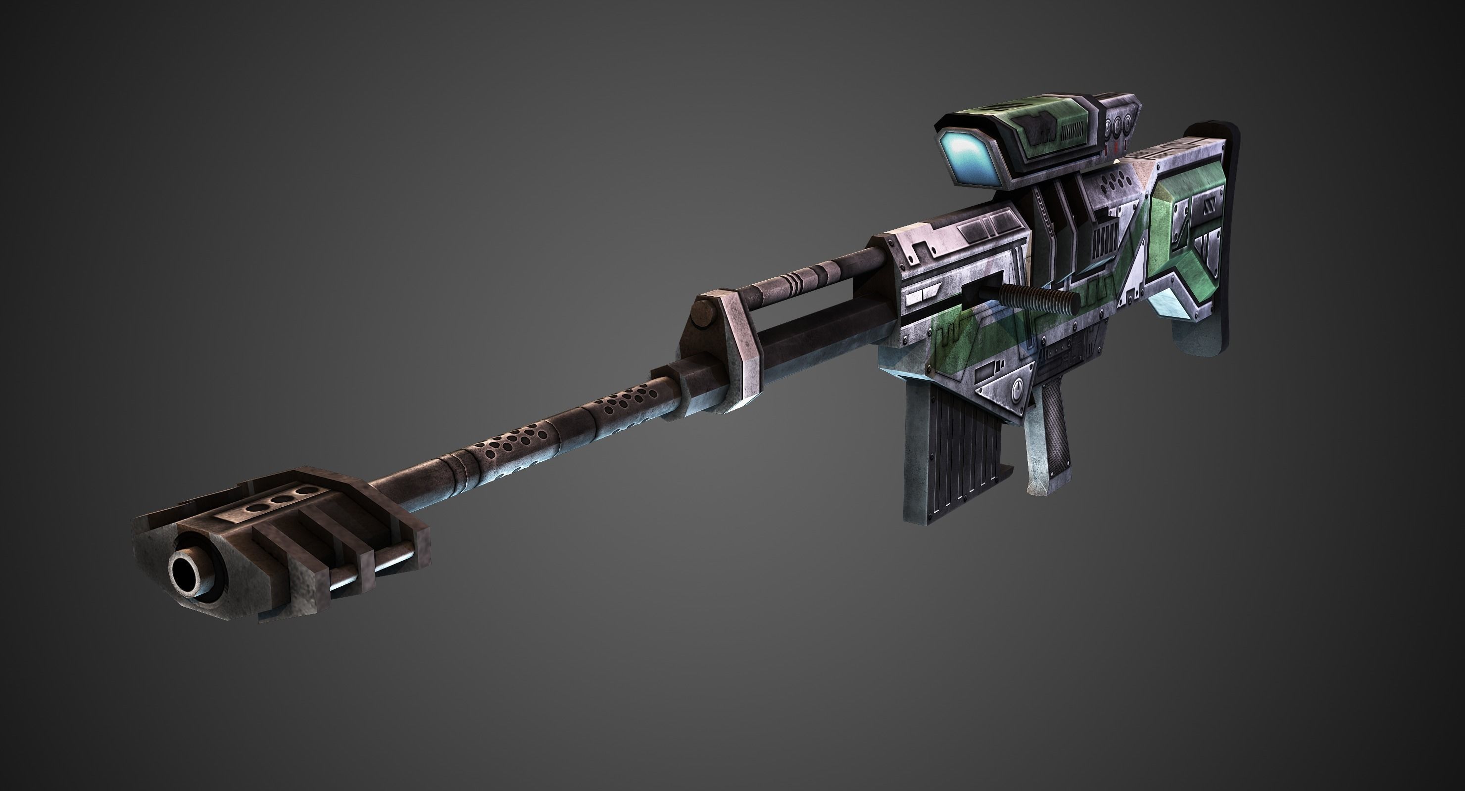FPS Weapon Pack Low-poly 3D model_8