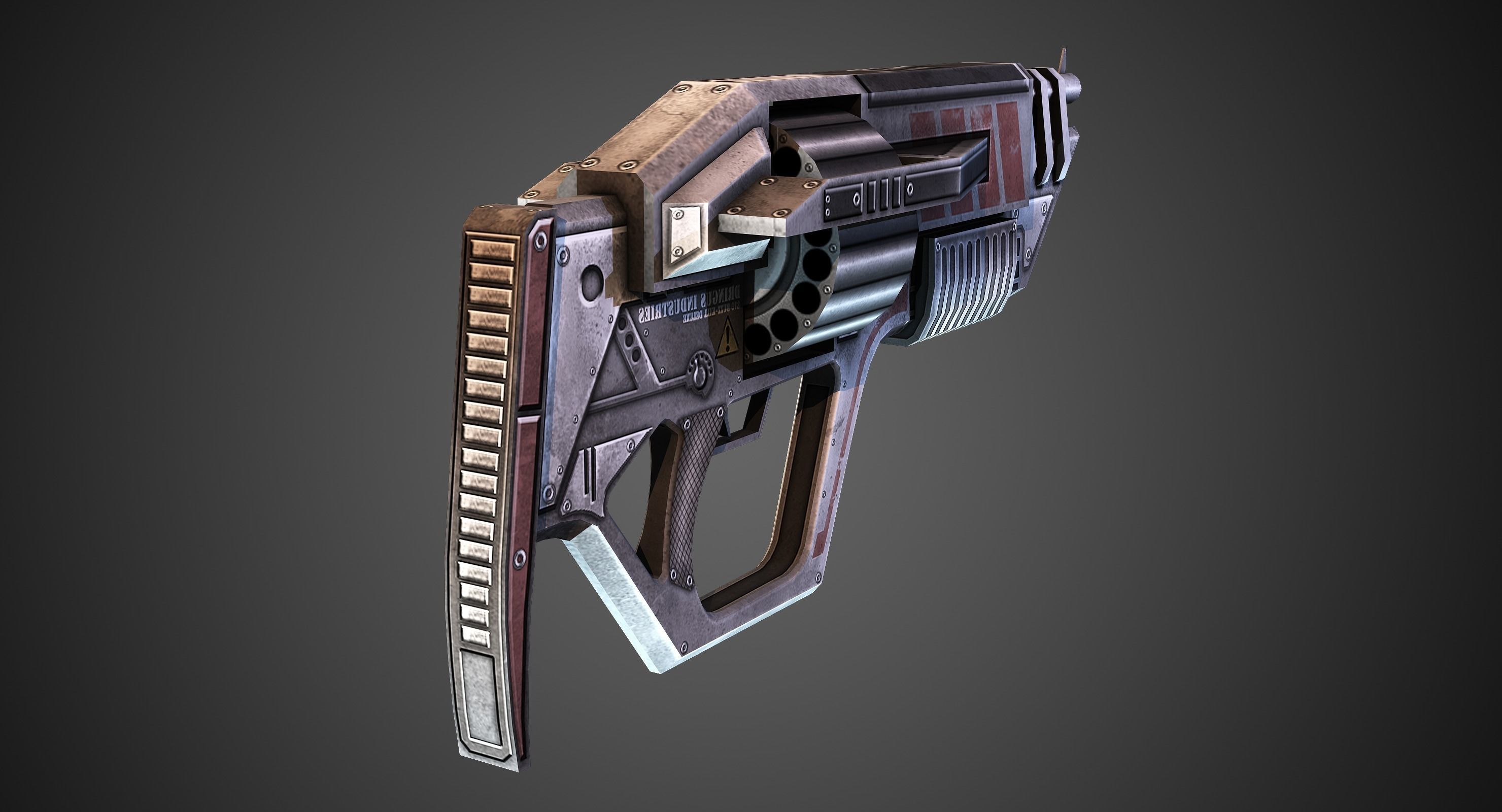 FPS Weapon Pack Low-poly 3D model_5