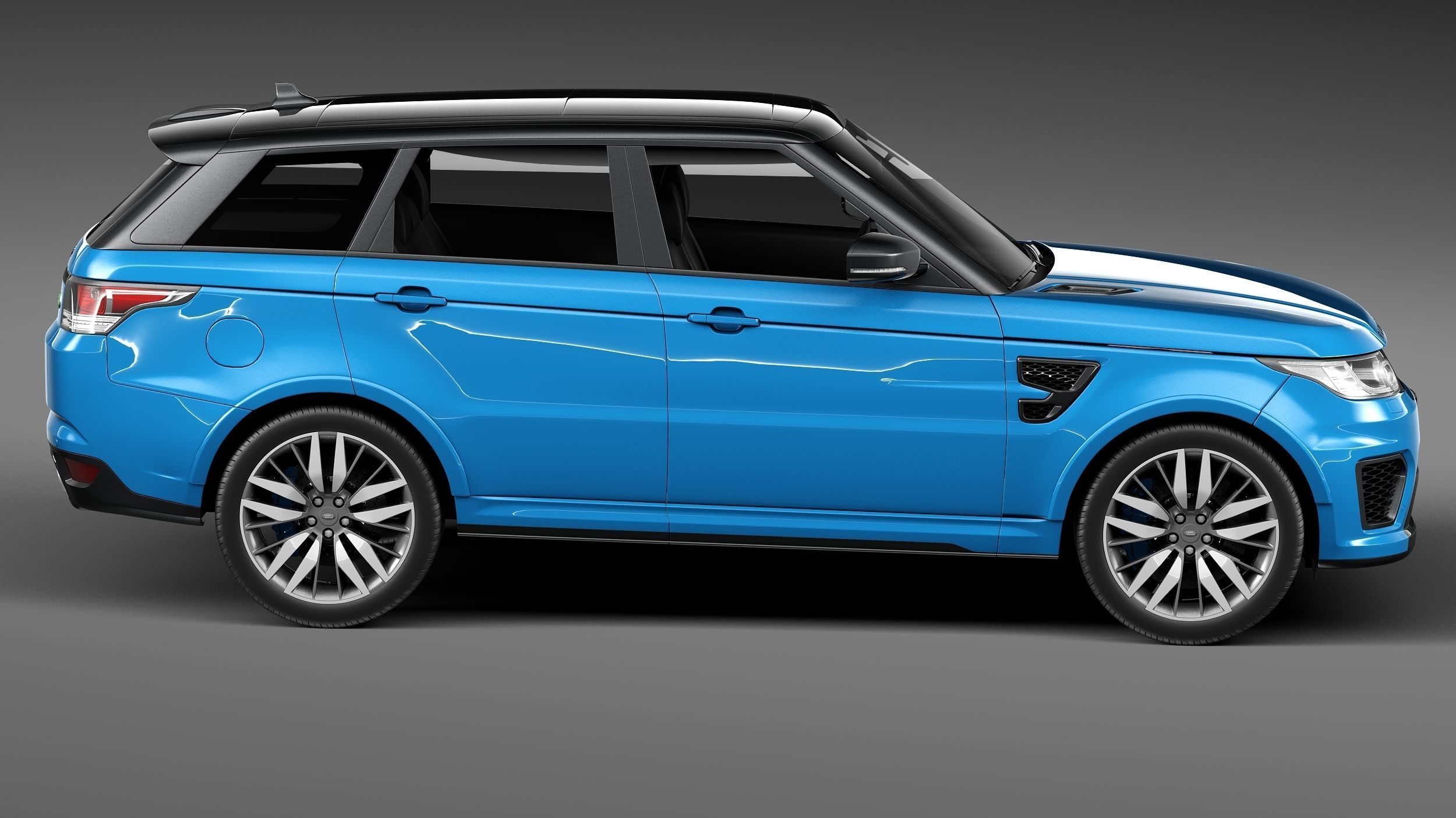 Land Rover Range Rover Sport SVR 2015 3D model_6