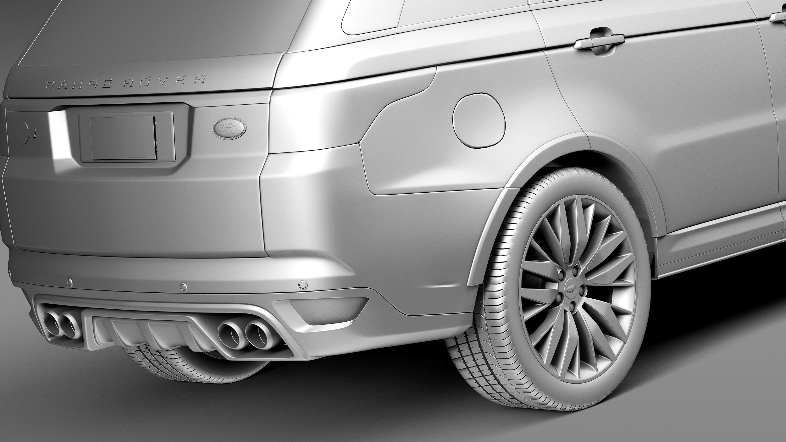Land Rover Range Rover Sport SVR 2015 3D model_11